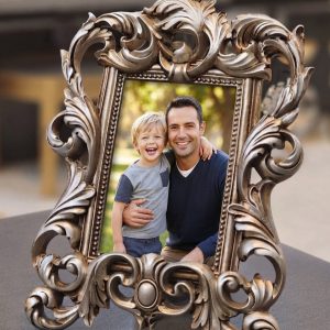 Premium ornate family photo frame in Pakistan by IRAIZ